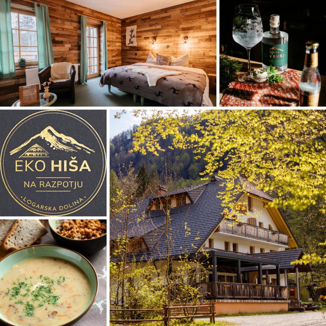 Eko Hisa-Eco House Na Razpotju Hotel Solčava Exterior foto